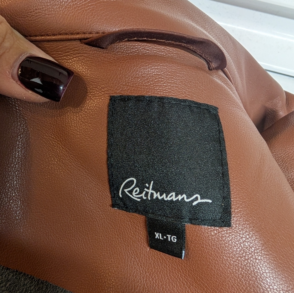 Reitmans Brown Shirt Jacket - Picture 3 of 5